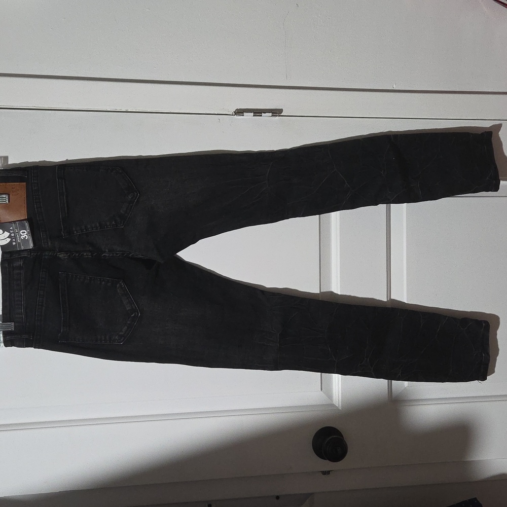 Waimea Black Wash Distressed Skinny Jeans - Picture 3 of 8